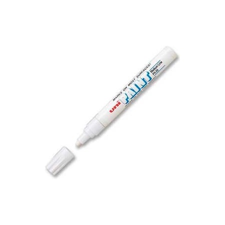 Sanford Sanford  Uni Paint Marker, Oil-Based, Medium, White Ink 63613